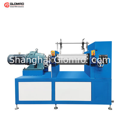 Table Type Plastic Rubber Silica Gel Open Mixing Machine Two Roller