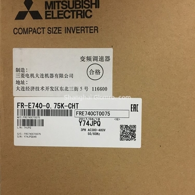 0.75KW Mitsubishi Frequency Converter FR-E740-0.75K-CHT 2.6A 3PH AC380V 50Hz