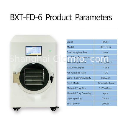 Industrial Commercial Home Food Candy Mini Freeze Dryer Machine With Free Oil Vacuum Pump
