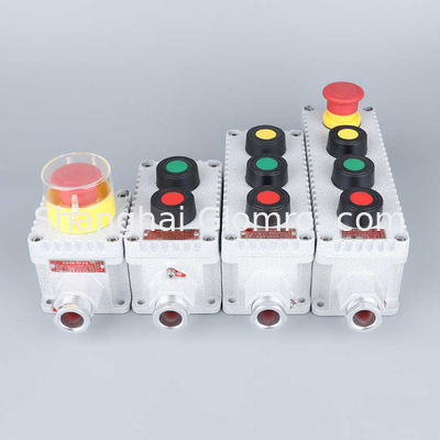 ATEX Explosion Proof Control Button Box Aluminum Emergency Stop