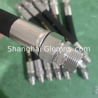 Factory Sale Explosion-proof Flexible Diesel Pipe flexible rubber hose Fuel Dispenser Hose 500mm 700mm 1000mm for Petrol Station Application 