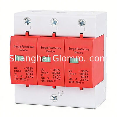 GLOMRO 1P/2P/3P/4P 20KA 40KA 60KA 80KA 100KA Class II SPD Surge Protective Device Surge Protective Device