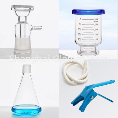 Laboratory Analysis Glass Solvent Vacuum Filtration Distillation Apparatus Vacuum Suction Filter Device