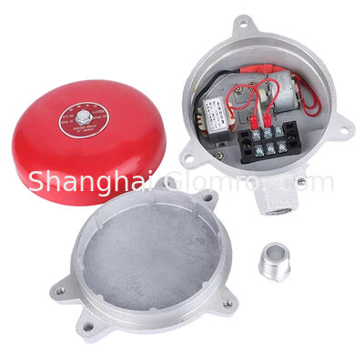 Explosion-Proof Electric Bell (White/Red) IIC + Dust DC24V AC220V Zone 1/2 Alarm Bell