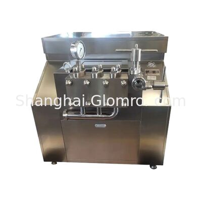 1500 to 2000L/H High Pressure Homogenizer Cream Fresh Milk Yogurt Homogenizer Machine Industrial Honey Juice Homogenizing
