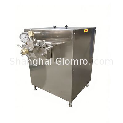 1500 to 2000L/H High Pressure Homogenizer Cream Fresh Milk Yogurt Homogenizer Machine Industrial Honey Juice Homogenizing