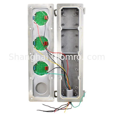 Flameproof Sliding Contact Line Indicator IP66 WF1 AC220/380V Red Yellow Green LED Phase Status Warning Lamp