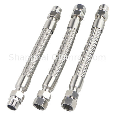 304 Stainless Steel Explosion Flexible Conduit DN15 IP66 Wf1 Exd II GB Bendable Pipe for Chemical Plant Cable Protection