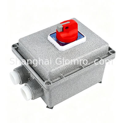 Square 4p Explosion-Proof Circuit Breaker with Leakage Protection Function IP65 Ex Db Eb Iib T6 6ka 50Hz Surface-Mount Circuit
