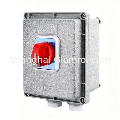 Square 4p Explosion-Proof Circuit Breaker with Leakage Protection Function IP65 Ex Db Eb Iib T6 6ka 50Hz Surface-Mount Circuit