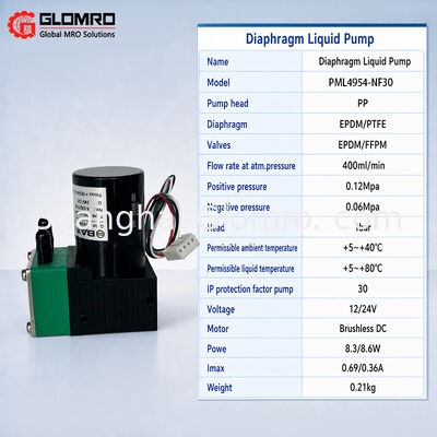 BAXIT PML5226-NF30 Small Vacuum Diaphragm Pump Self-priming Brushless Lab Sampling Pump