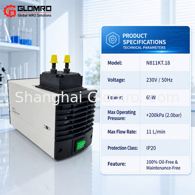 Original Imported KNF N811KT.18 Diaphragm Vacuum Pump Oil-free Maintenance-free 24h Continuous Operation for Laboratory