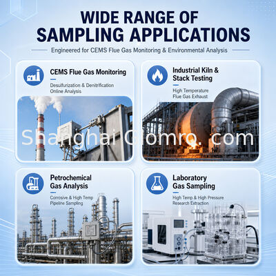 High Temperature Gas Sampling Pump BAXIT NWGWB-89 Oil-free Diaphragm Vacuum Pump for Flue Gas Analysis