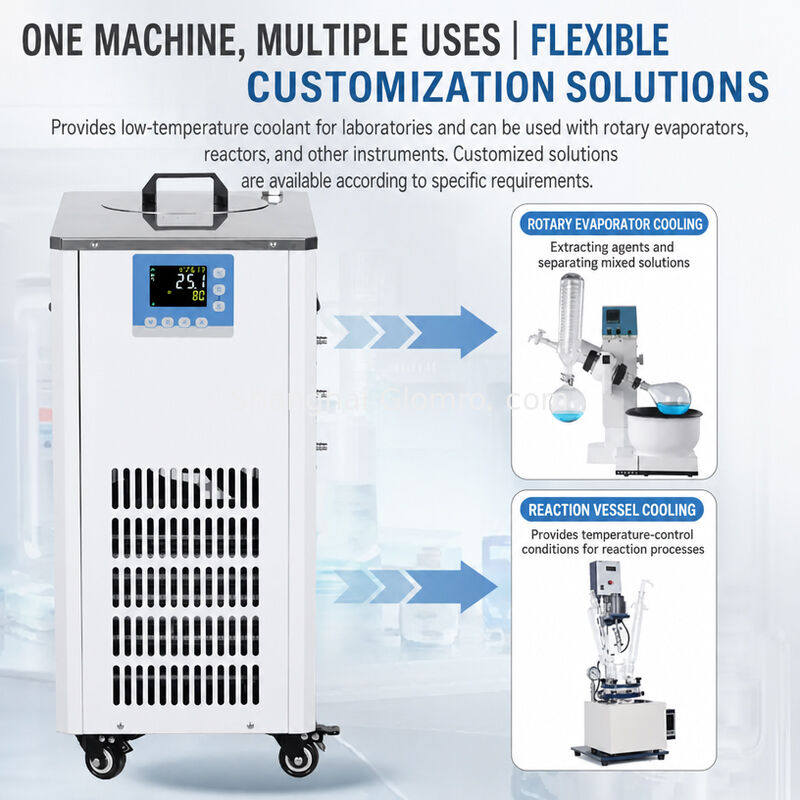 100L Large-capacity Low-temperature Cooling Liquid Circulation Pump with Digital Temperature Control - Laboratory Low-temperature Synthesis Constant Temperature Refrigeration Reaction Bath