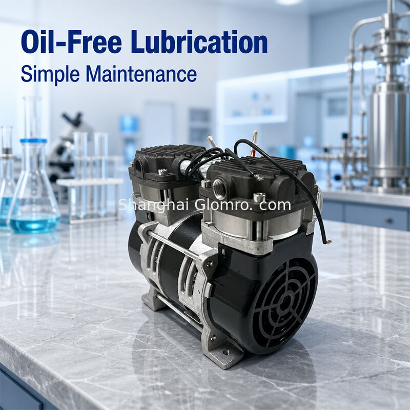 BAXIT N035.3ANE Oil-free Diaphragm Vacuum Pump, 35L/min Laboratory Gas Sampling Negative Pressure Pump