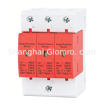 GLOMRO 1P / 2P / 3P / 4P 20KA 40KA 60KA 80KA 100KA ชั้น II SPD อุปกรณ์ป้องกันการระบาด