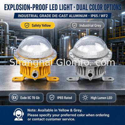10W LED อุปกรณ์ติดตั้งกันระเบิด IP65 WF2 อายุการใช้งานยาว อุตสาหกรรมพื้นที่อันตราย
